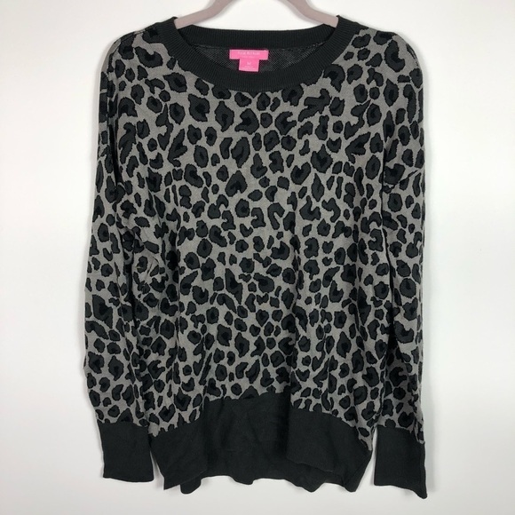 Isaac mizrahi animal print sweater - Picture 6 of 9